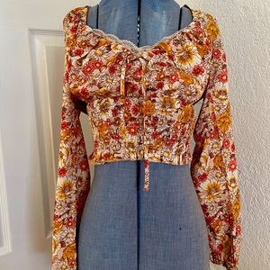 Floral Crop Top, Forever 21